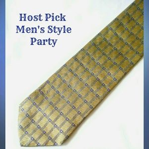 💥3/$12 Host Pick Jos. A. Bank Gold Striped Silk Tie